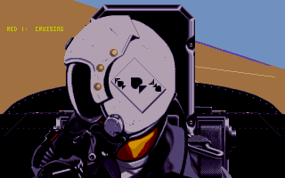 Combat Air Patrol (Amiga) screenshot: Rear view