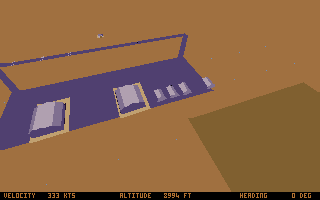Combat Air Patrol (Amiga) screenshot: This airfield is today's target