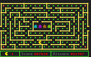Pacboy (Amiga) screenshot: Level 4