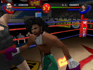 Ready 2 Rumble Boxing: Round 2 (PlayStation) screenshot: G. C. Thunder