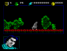 El Capitán Trueno (ZX Spectrum) screenshot: Starting game