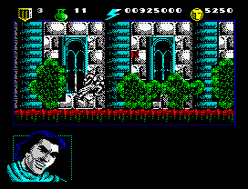 El Capitán Trueno (ZX Spectrum) screenshot: Running and jumping