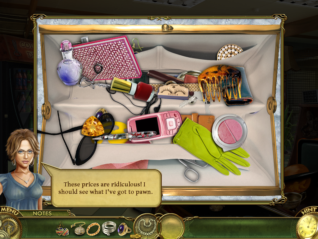 The Otherside: Realm of Eons (Windows) screenshot: Miranda's purse