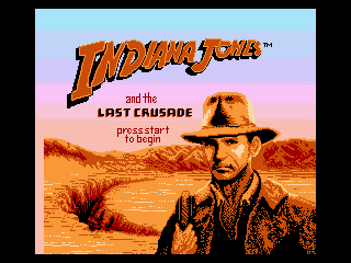Indiana Jones and the Last Crusade (NES) screenshot: Title Screen