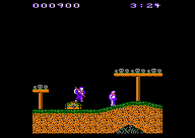 Ghouls 'N Ghosts (Amstrad CPC) screenshot: Stage 1