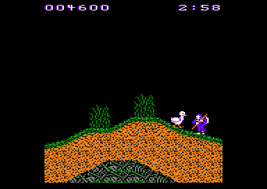 Ghouls 'N Ghosts (Amstrad CPC) screenshot: King Arthur the duck