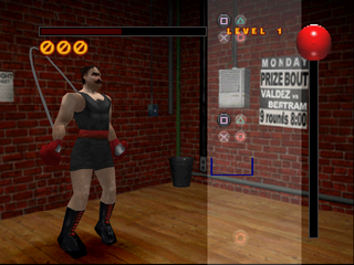 Ready 2 Rumble Boxing: Round 2 (PlayStation) screenshot: Jump rope