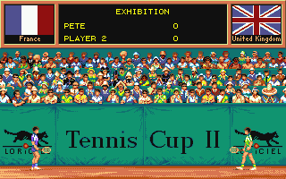 Tennis Cup 2 (Atari ST) screenshot: Ready to play