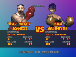 Ready 2 Rumble Boxing: Round 2 (PlayStation) screenshot: Loading screen