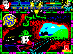 Spellbound Dizzy (ZX Spectrum) screenshot: Loading screen