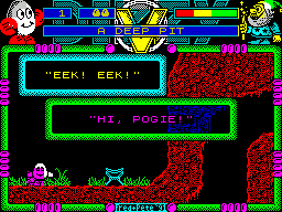 Spellbound Dizzy (ZX Spectrum) screenshot: Pogie the mouse