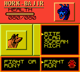 Animorphs (Game Boy Color) screenshot: Fighting