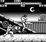 Street Fighter II (Game Boy) screenshot: Which is strongest: Hadouken or Hurricane Kick?