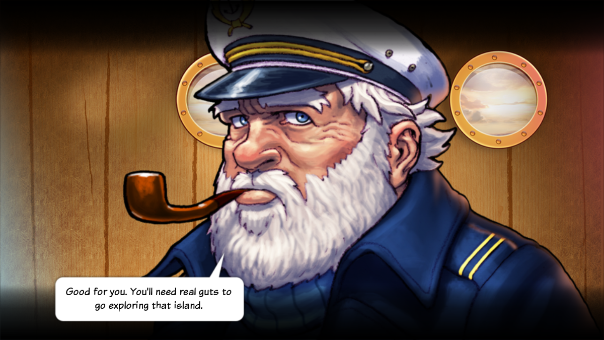 Eden's Quest: The Hunt for Akua (Windows) screenshot: Douglas, the boat captain