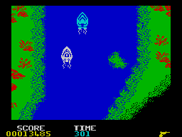 Screenshot of Spy Hunter (ZX Spectrum, 1983) - MobyGames