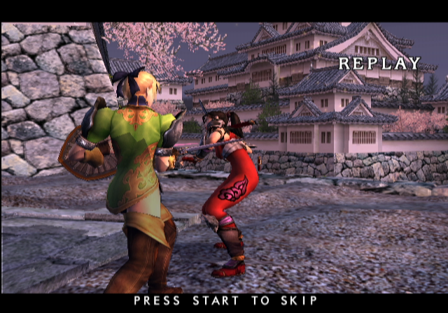 SoulCalibur II (GameCube) screenshot: Instant replay