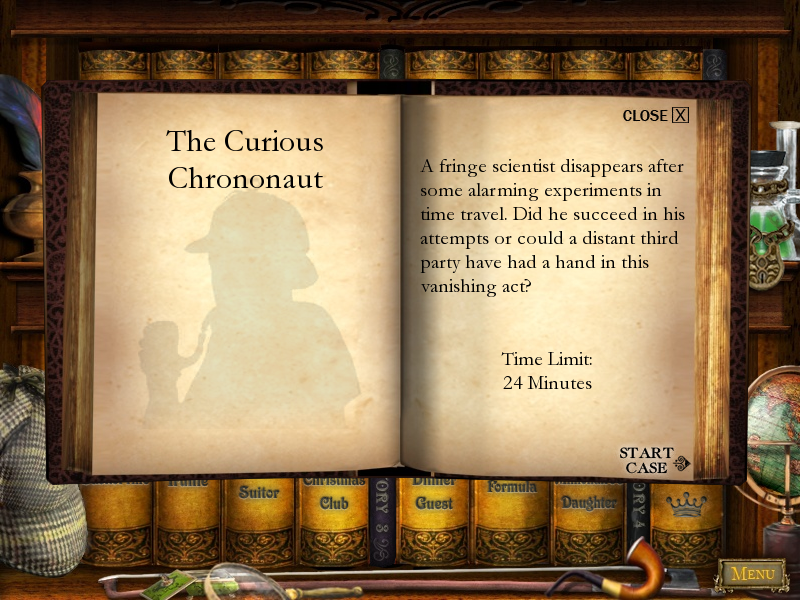 The Lost Cases of 221B Baker St. (Windows) screenshot: The Curious Chrononaut