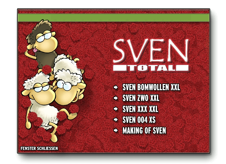 Sven Tøtal (Windows) screenshot: Autorun - Main menu