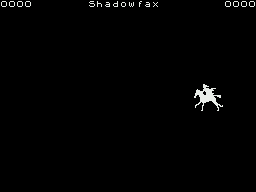 Shadowfax (ZX Spectrum) screenshot: A Ringwraith touched me