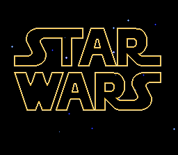 Star Wars (NES) screenshot: Title screen