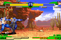 Street Fighter Alpha 3 (Game Boy Advance) screenshot: Good spinning, old-timer!