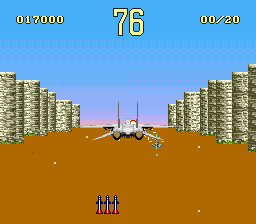 G-Loc: Air Battle (Genesis) screenshot: This looks more like Afterburner