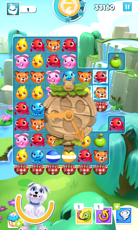 Puzzle Pets (Android) screenshot: Rewind booster