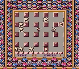Wario Blast featuring Bomberman! (Game Boy) screenshot: Bomberman and Wario are give to start a tough combat!