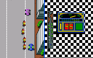 Turbo (Amiga) screenshot: Motorcycles
