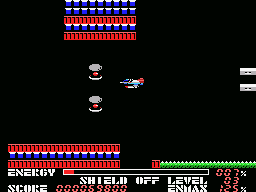 Thexder (MSX) screenshot: Shooting some enemies will replenish energy