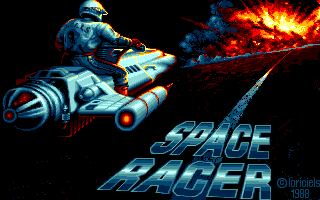 Space Racer (Atari ST) screenshot: Title