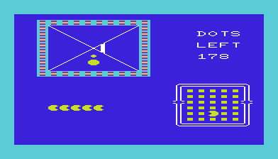 3-D Man (VIC-20) screenshot: Starting out