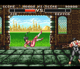 Deadly Moves (SNES) screenshot: And this!