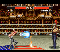 Deadly Moves (SNES) screenshot: Whose magic is stronger?
