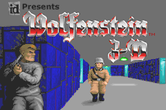 Wolfenstein 3D (Game Boy Advance) screenshot: Title screen