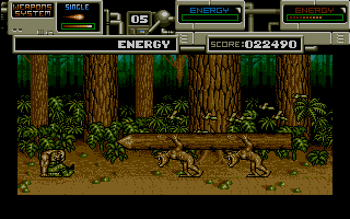 Rubicon (Atari ST) screenshot: Impaled by the natives