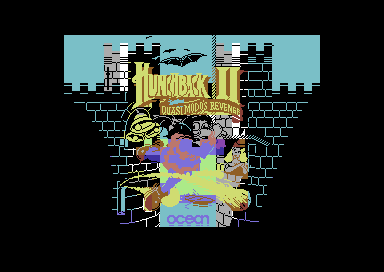 Hunchback II: Quasimodo's Revenge (Commodore 64) screenshot: Splash screen