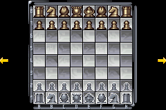 Virtual Kasparov (Game Boy Advance) screenshot: An alternate 2D board.