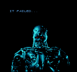 Terminator 2: Judgment Day (NES) screenshot: It failed