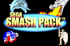 SEGA Smashpack (Game Boy Advance) screenshot: Main Title Screen