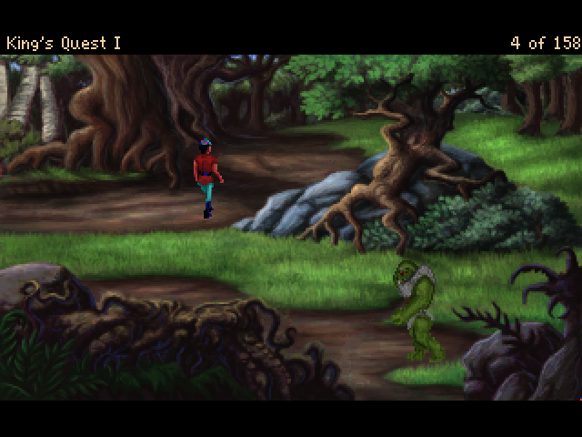 King's Quest: Quest for the Crown (Windows) screenshot: 4.0 version: Ogre