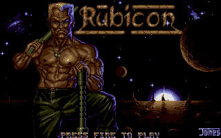 Rubicon (Atari ST) screenshot: Title screen