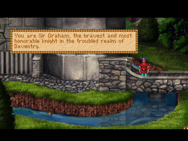 King's Quest: Quest for the Crown (Windows) screenshot: 4.0 version: Introduction