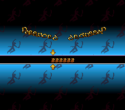 Prince of Persia 2: The Shadow & The Flame (SNES) screenshot: Password entry