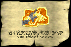 Sabre Wulf (Game Boy Advance) screenshot: Collect all 7 pieces of the amulet.