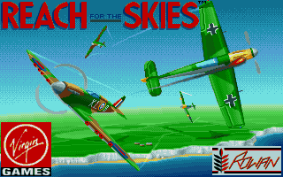 Reach for the Skies (Amiga) screenshot: Title screen