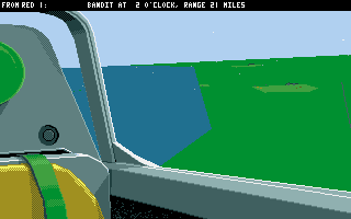 Reach for the Skies (Amiga) screenshot: Rear view