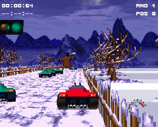 Flyin' High: Data Disk 2 (Amiga) screenshot: Hell freezes over!