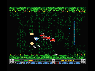 Nemesis 3: The Eve of Destruction (MSX) screenshot: The Bacteria Invasion