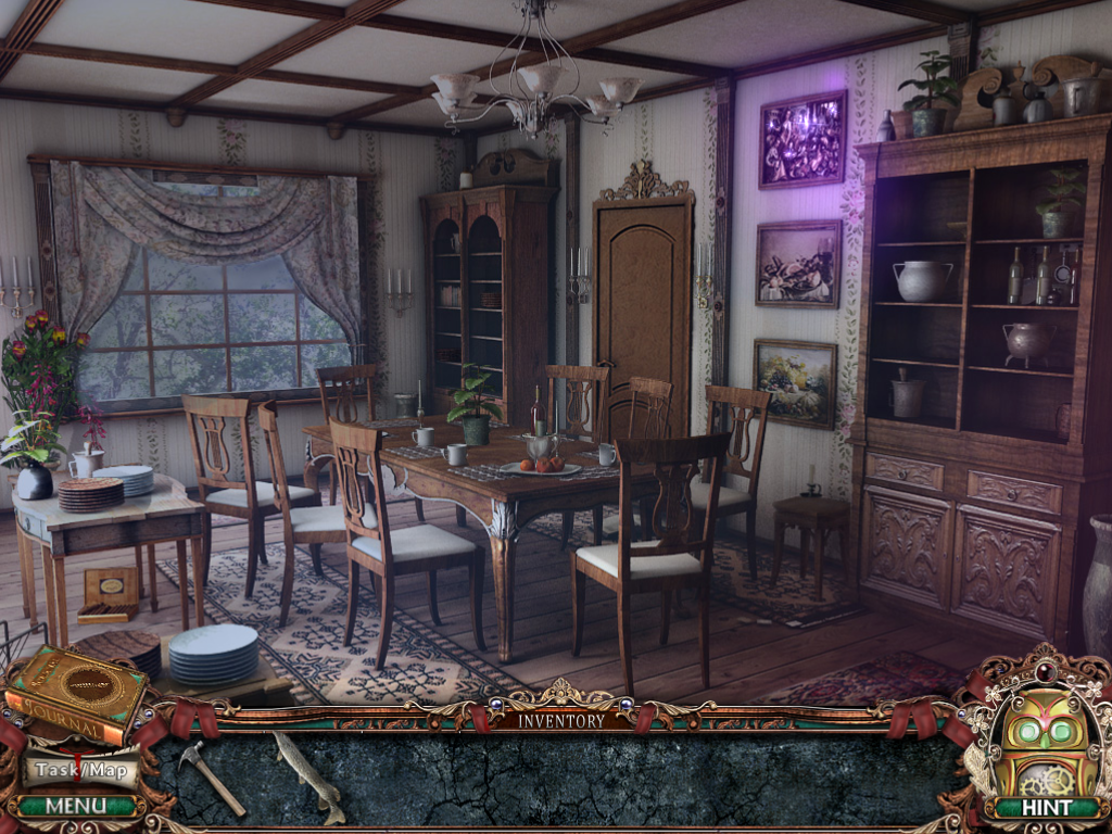 Victorian Mysteries: Woman in White (Windows) screenshot: Dining room